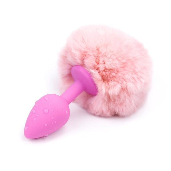 plug-anal-de-coelho-rosa-silicone