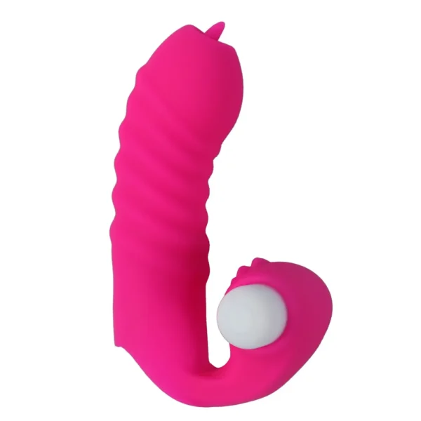 vibrador de dedo cor pink