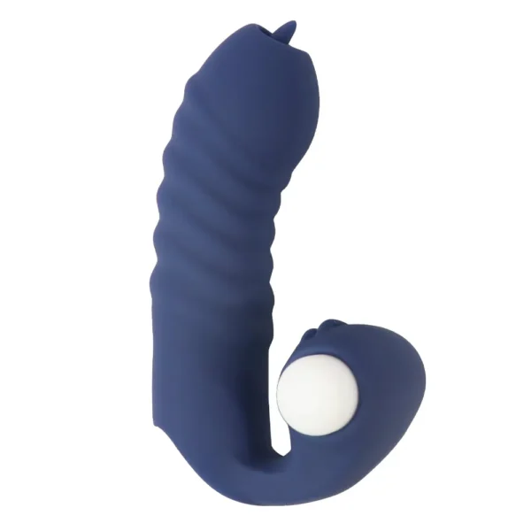 vibrador de dedo cor azul